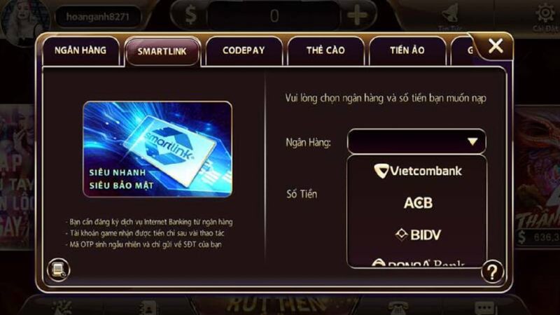 C&aacute;c bước nạp tiền v&agrave;o Zowin được hướng dẫn kh&aacute; chi tiết